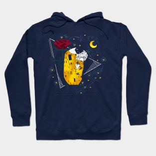 Aesthetic Kiss Under The Starry Night Hoodie